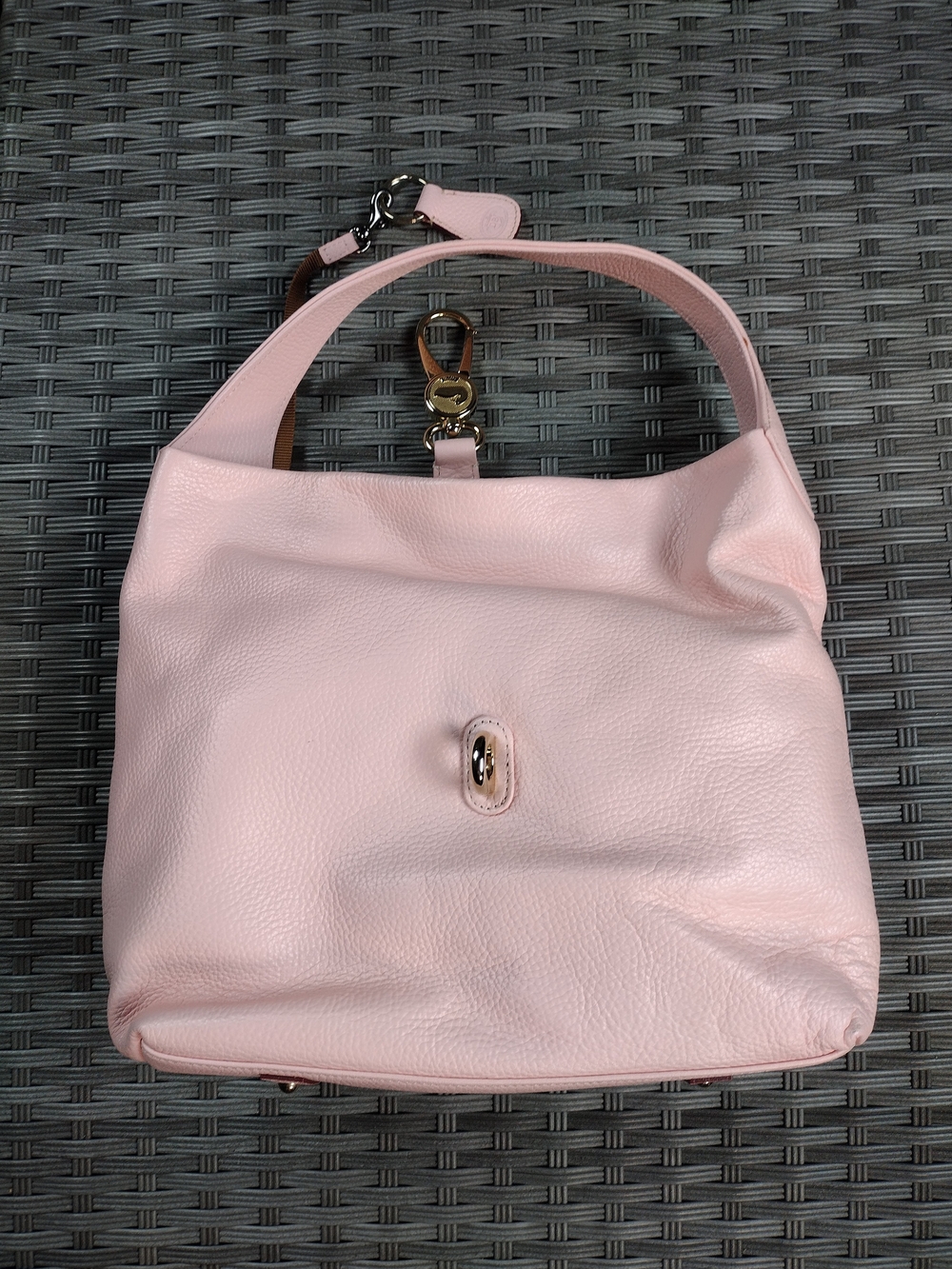 Dooney & Bourke Pink Leather Shoulder Bag